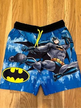 Batman Swim Trunks- Boy's size 5/6 bathing suit